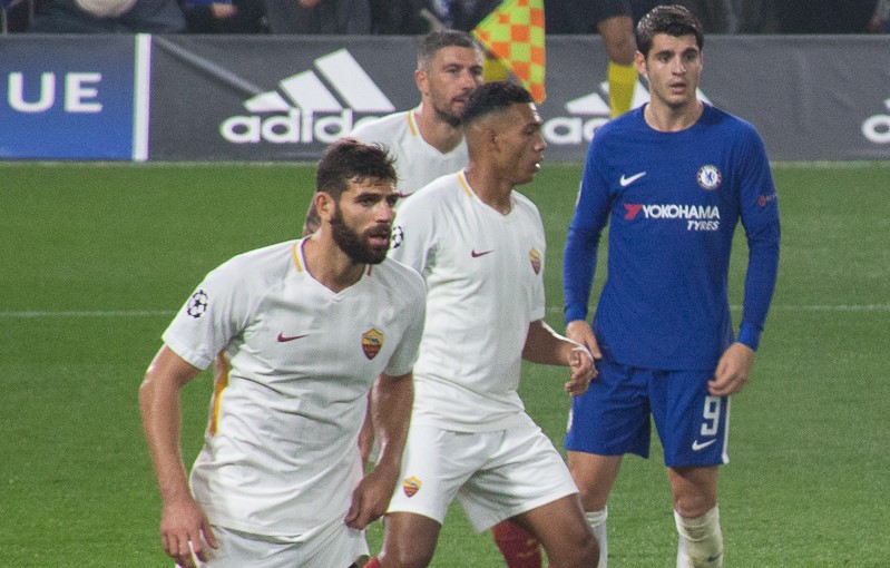Fazio-Morata-Chelsea-Roma